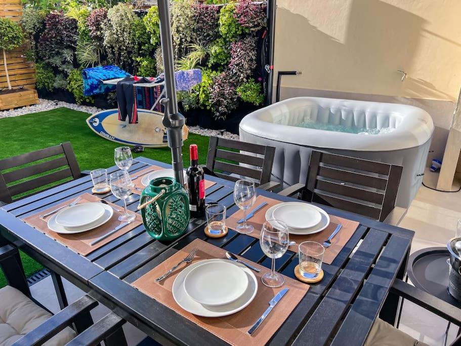 Relaxing Garden Los Cristianos Con Jacuzzi Y Barbacoa Arona  Zewnętrze zdjęcie
